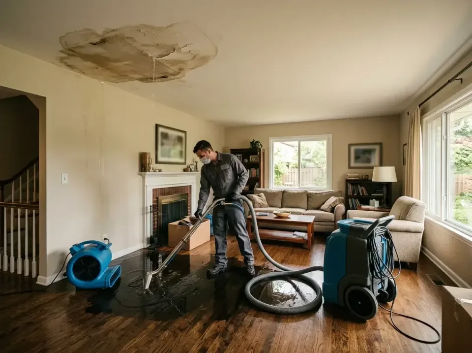 attic-pipe-burst-ceiling-drip-008 — frequently asked questions, Water Damage Restoration & Carpet Care in Pittsboro, IN